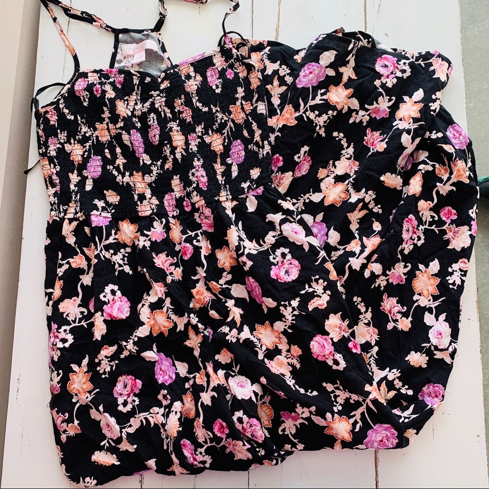 🍀 Band of Gypsies Tropical Floral Jumpsuit